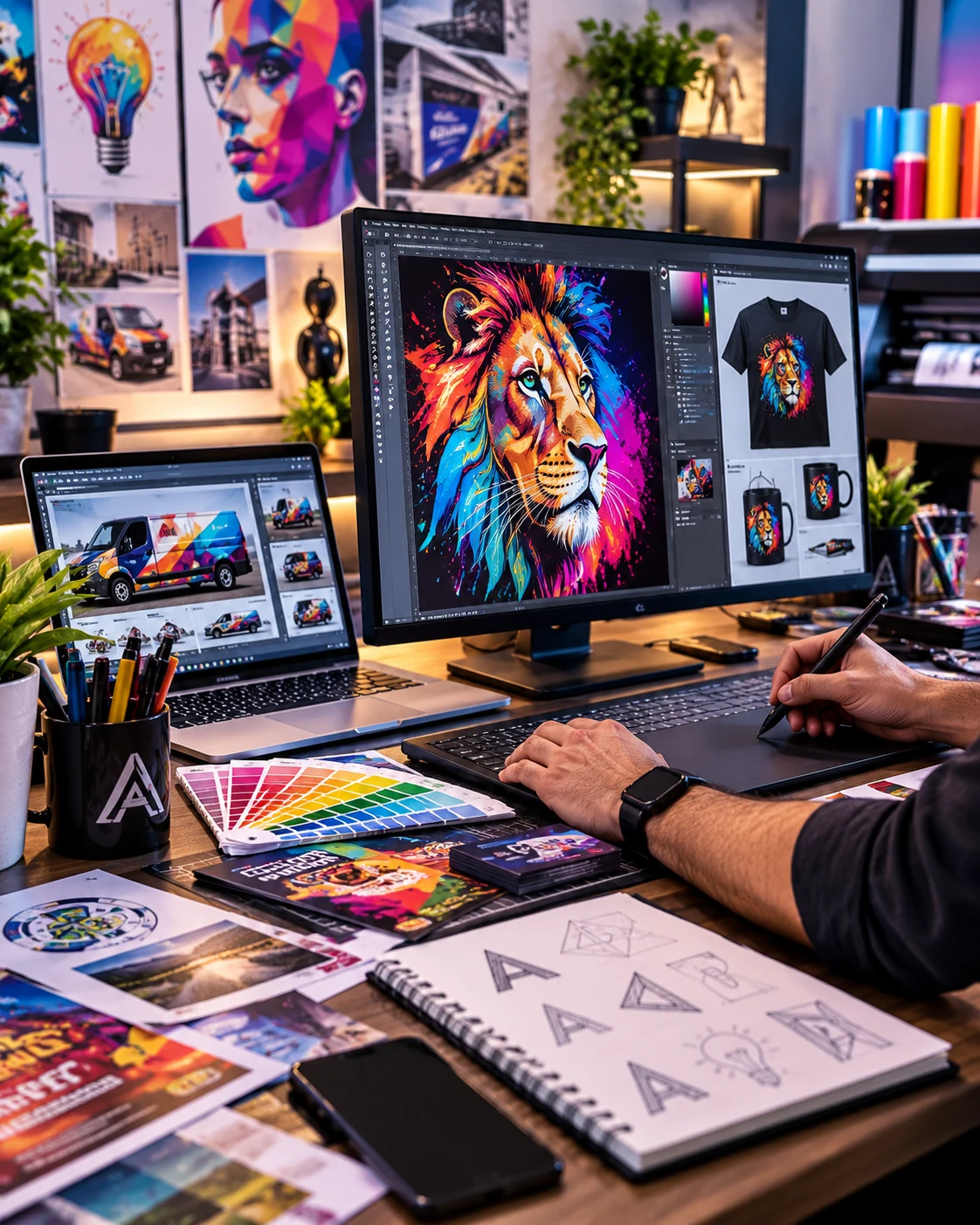 Servicio de Diseño gráfico de ABC Gráfica