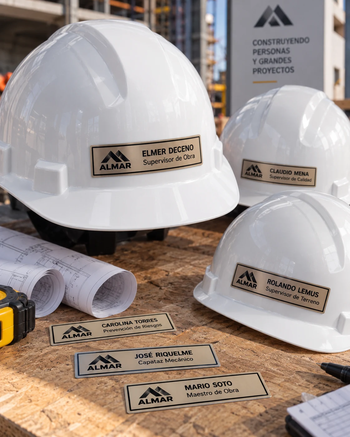 Placas de lamicoid · producto personalizado por ABC Gráfica