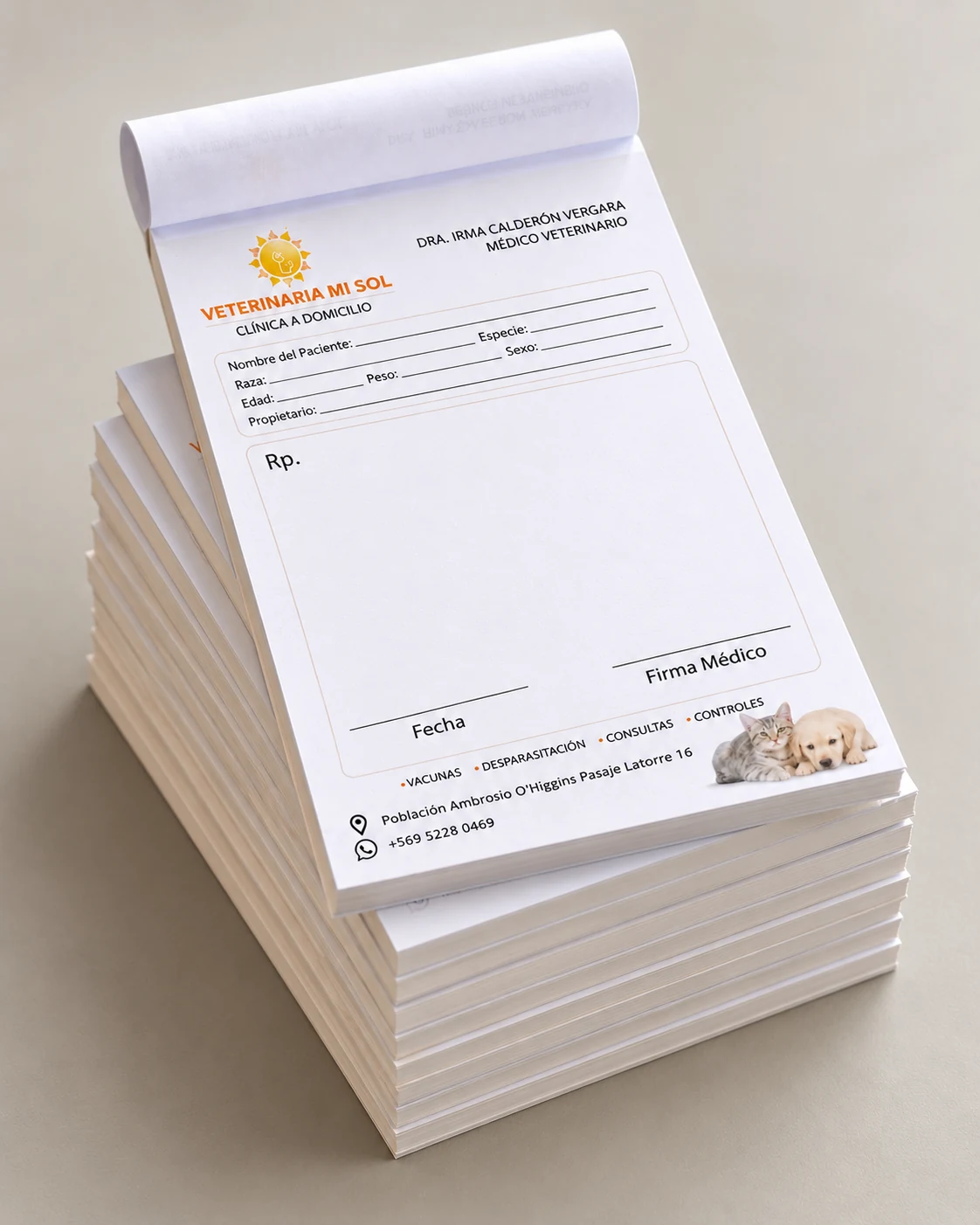 Talonarios · producto personalizado por ABC Gráfica